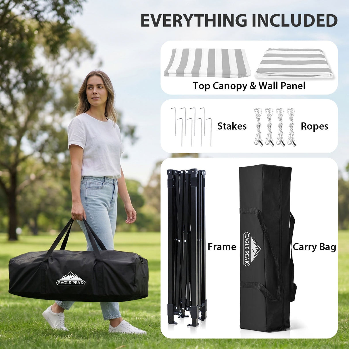 Flex Ultra Compact 5x5 Pop-up Canopy - Eagle Peak®