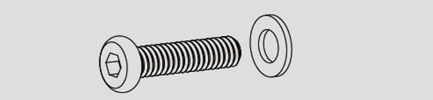 FTPG100TEX - Part BB Bolt with Washer M6x35 - Eagle Peak Custom Canopy Tent