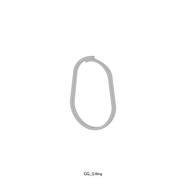 GF100MN - GRY - AZ - Part Q Q Ring - Eagle Peak Custom Canopy Tent