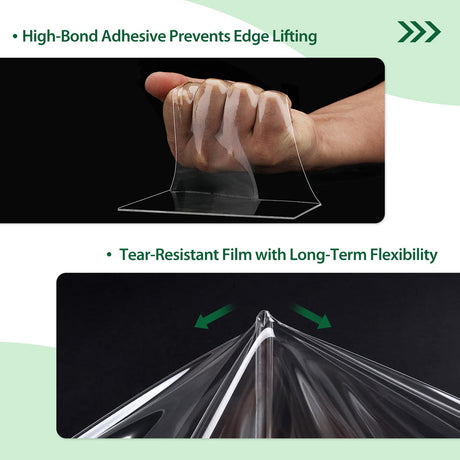 Greenhouse Repair Tape 4”x10”, 4/8 Pack, Clear - Eagle Peak Custom Canopy Tent