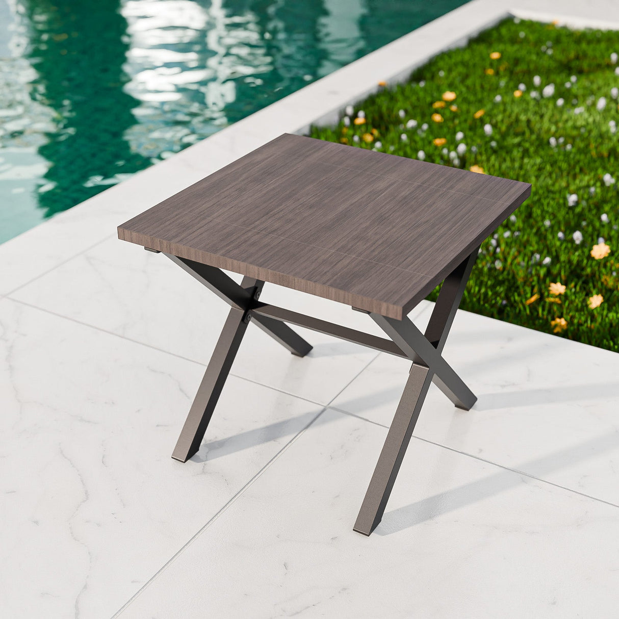 Harbor Haven Outdoor Side Table - Eagle Peak Custom Canopy Tent