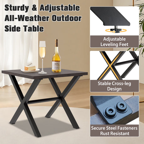 Harbor Haven Outdoor Side Table - Eagle Peak Custom Canopy Tent