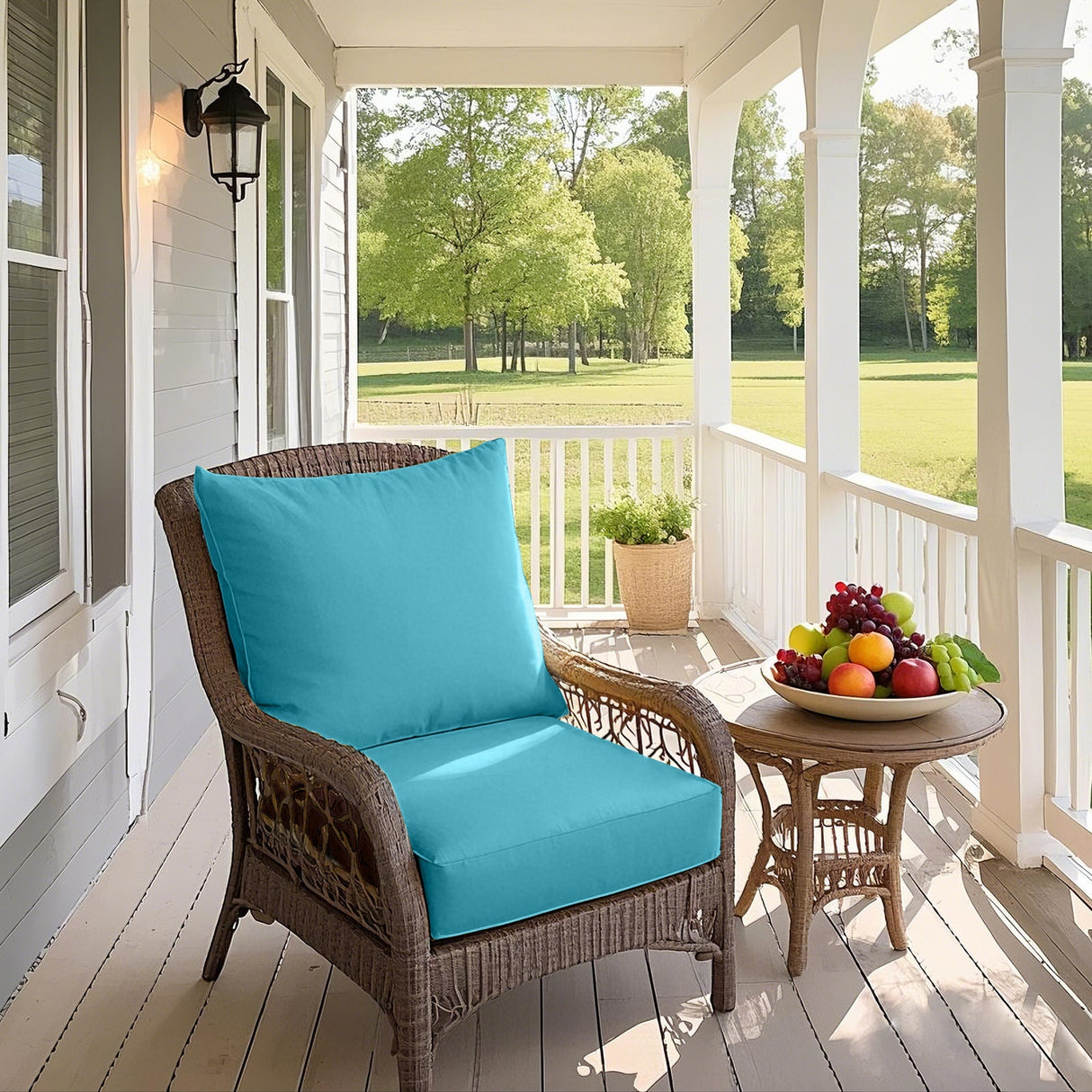 Outdoor Deep Seat Cushion Set, 25 x 25 x 5 inch, Set of 4 - Eagle Peak Custom Canopy Tent