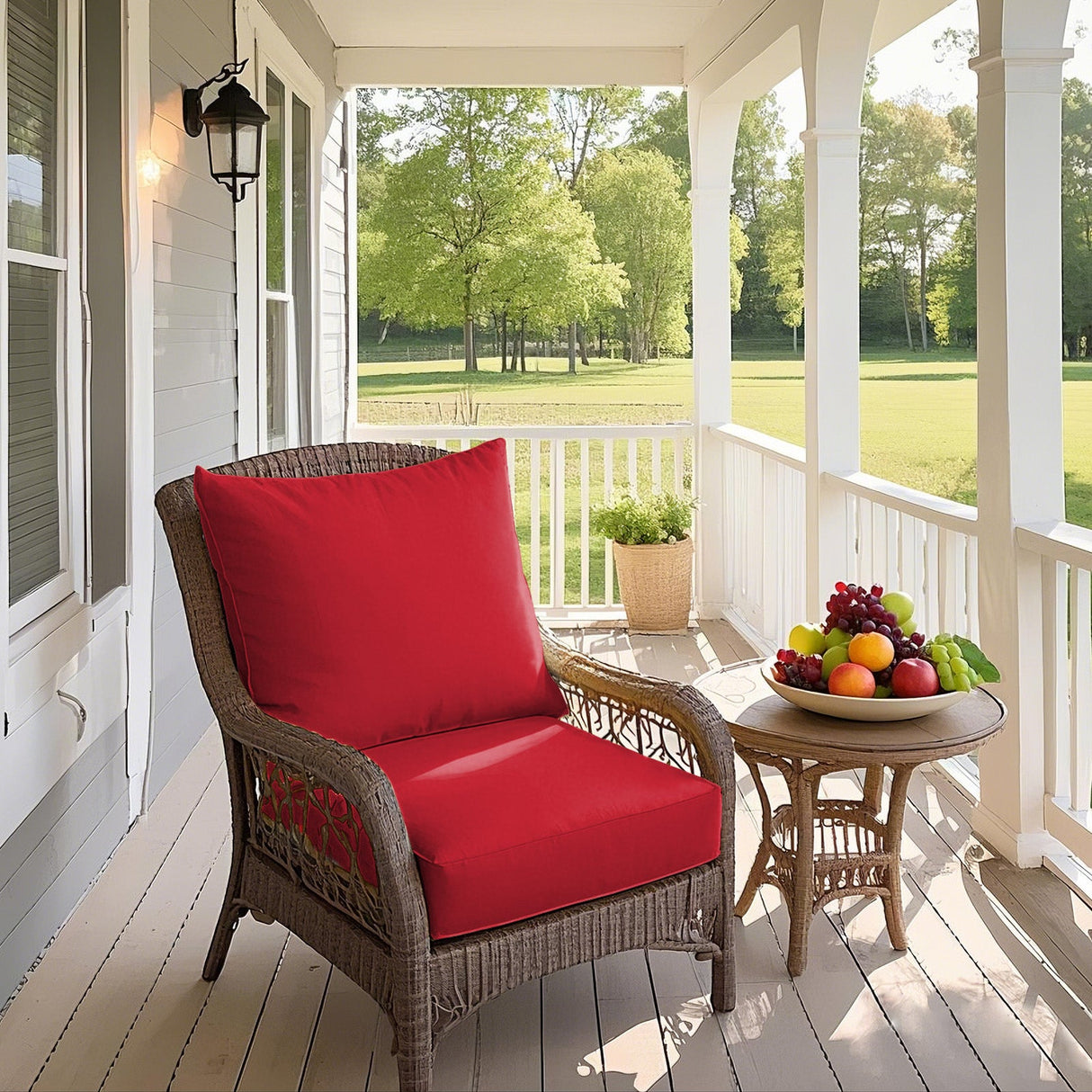 Outdoor Deep Seat Cushion Set, 25 x 25 x 5 inch, Set of 4 - Eagle Peak Custom Canopy Tent