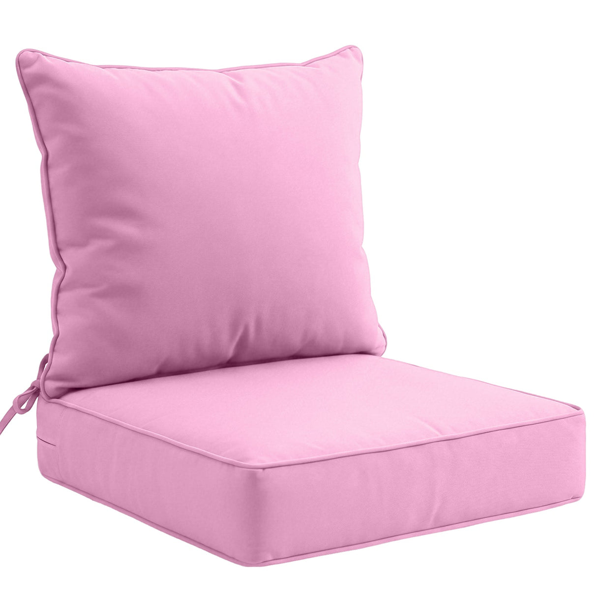 Outdoor Deep Seat Patio Seat Cushion Set, 25x25x5 inch, 2 - Piece Back Chair Cushion - Eagle Peak