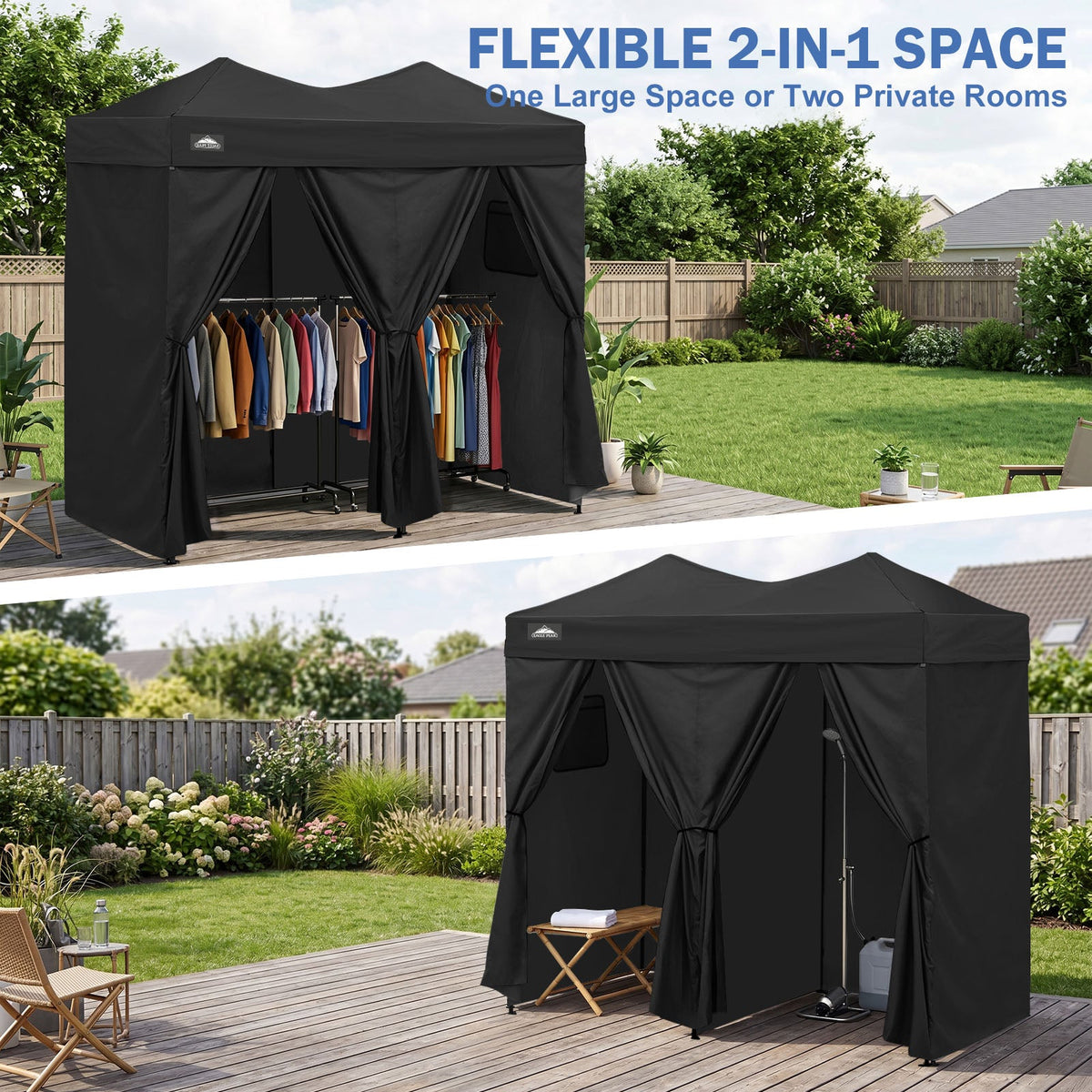 Outdoor Pop Up Changing Room 8x4 ft - Eagle Peak®