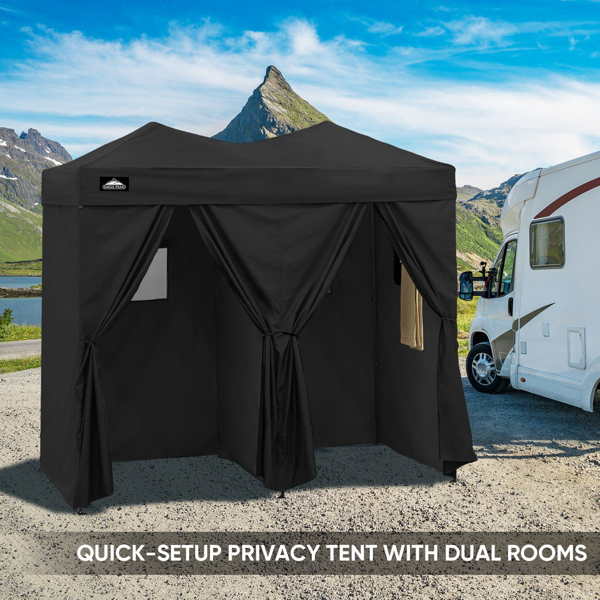 Outdoor Pop Up Changing Room 8x4 ft - Eagle Peak Custom Canopy Tent