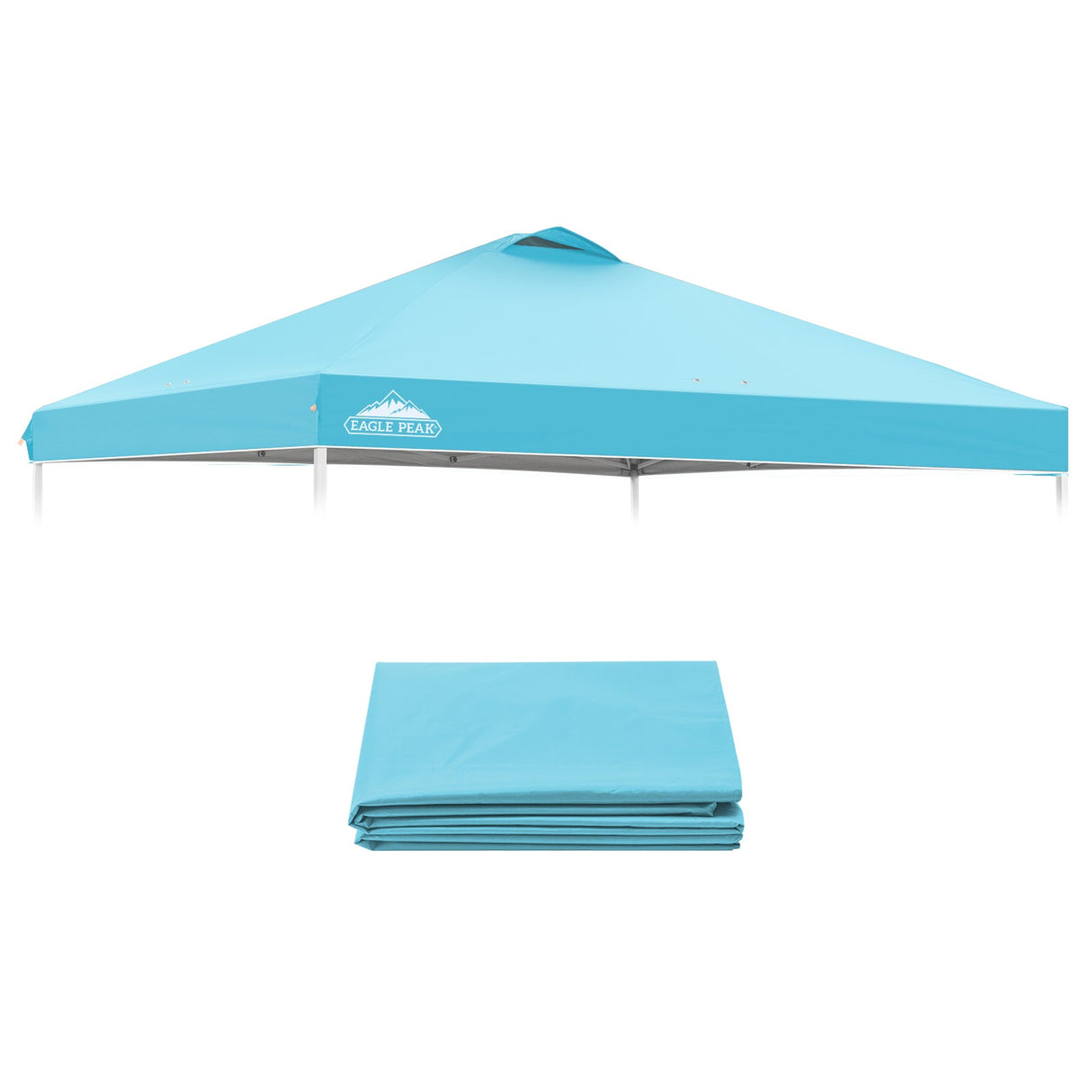 Replacement Canopy Cover with Air Vent for 10x10 Pop Up Canopy Tent, Top Only - Eagle Peak Custom Canopy Tent