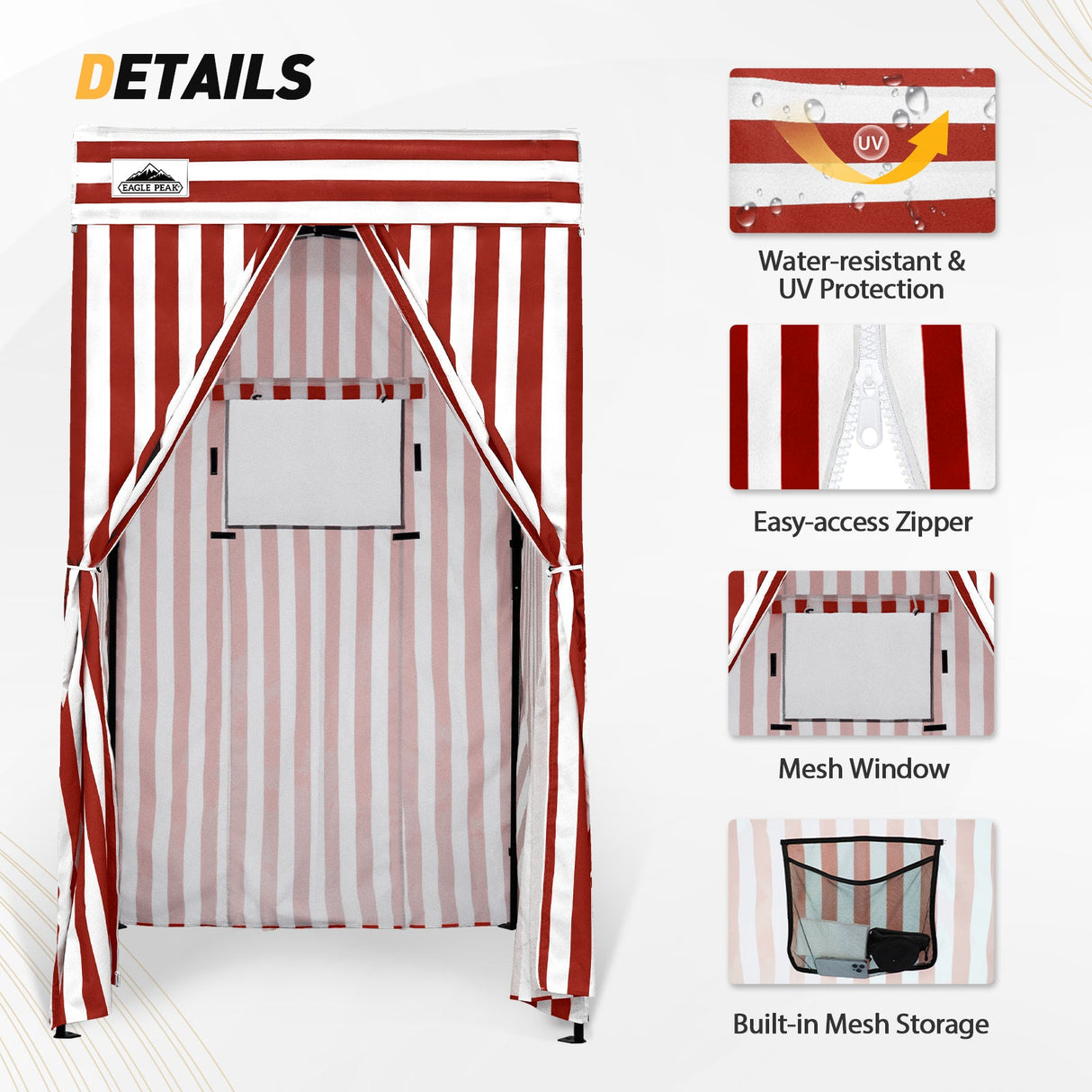 Replacement Canopy Cover with Air Vent for 10x10 Pop Up Canopy Tent, Top ONLY - Eagle Peak Custom Canopy Tent