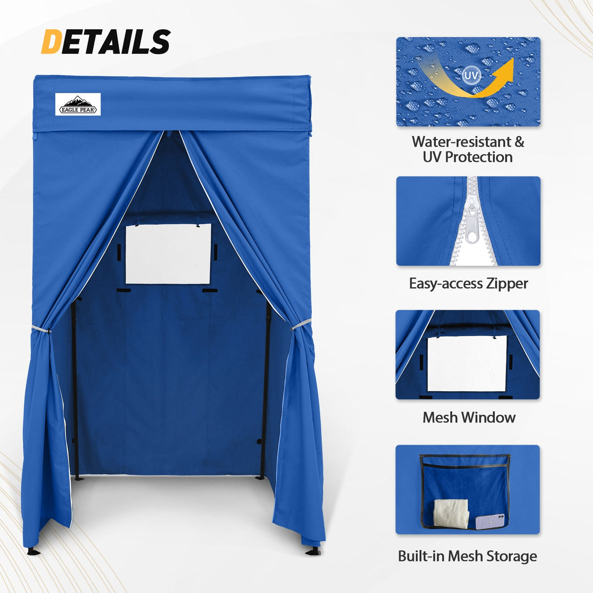 Replacement Canopy Cover with Air Vent for 10x10 Pop Up Canopy Tent, Top ONLY - Eagle Peak Custom Canopy Tent