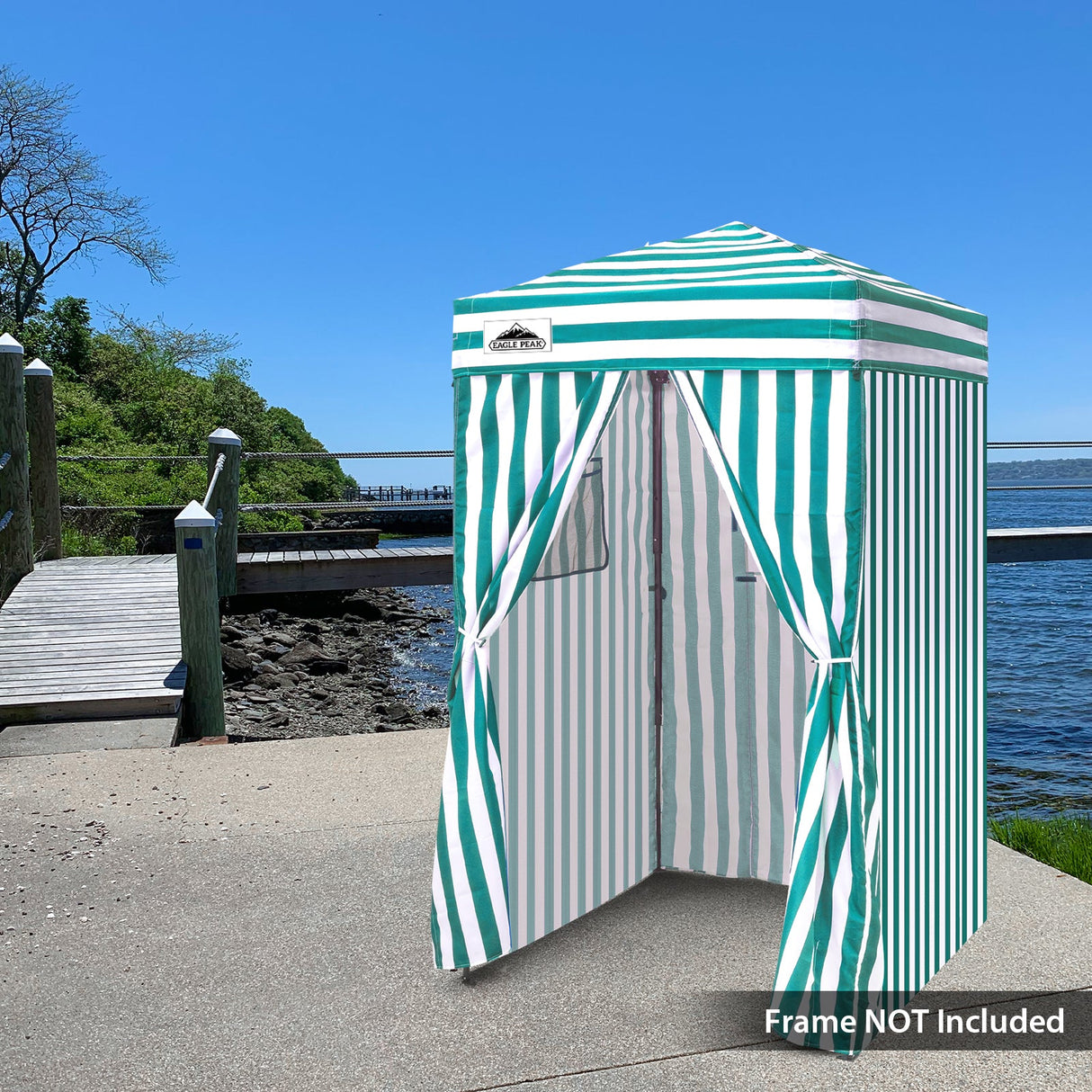 Replacement Canopy Top and Four Walls for 4x4 Changing Room - Frame NOT Included - Eagle Peak Custom Canopy Tent