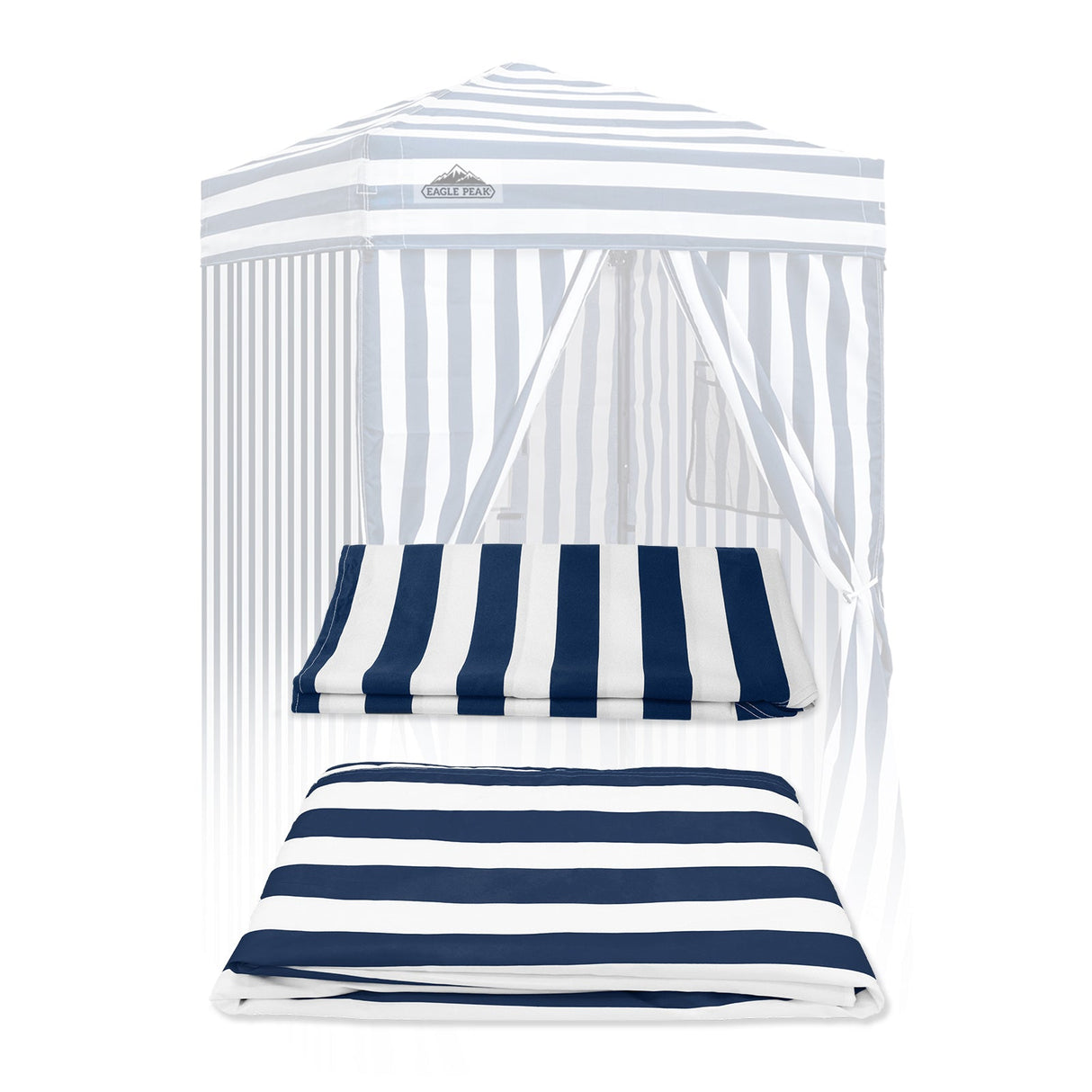 Replacement Canopy Top and Four Walls for 4x4 Changing Room - Frame NOT Included - Eagle Peak Custom Canopy Tent