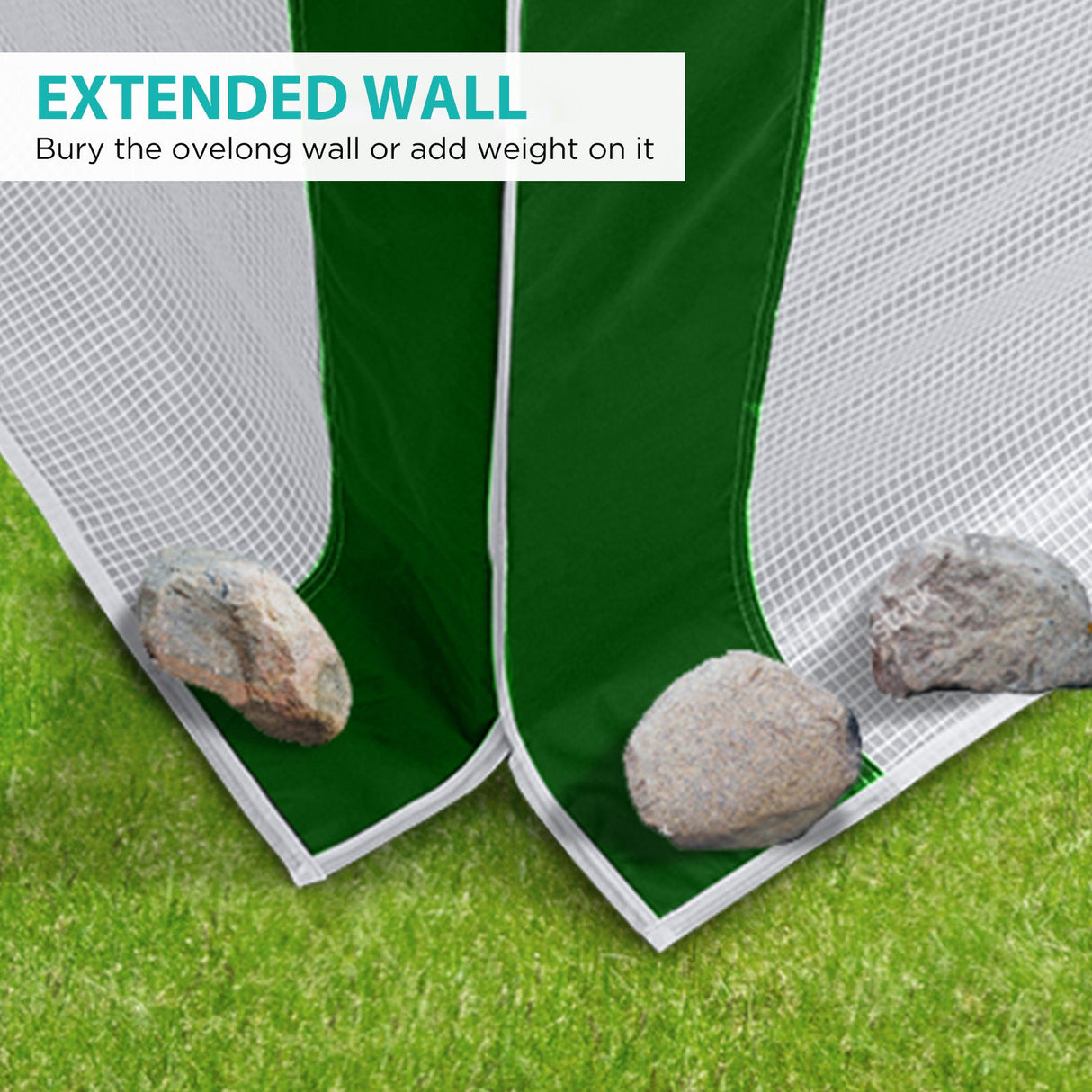 Replacement Cover for 8x6 Pop up Greenhouse with Polyester Reinforced Corners - Eagle Peak Custom Canopy Tent