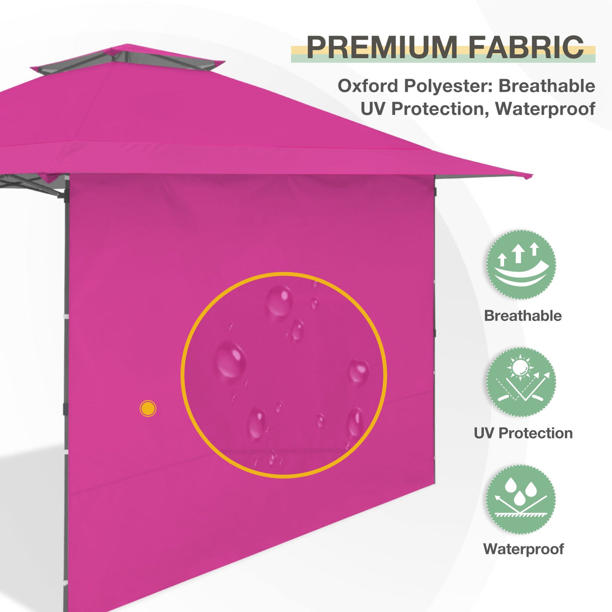 Sunwall / Sidewall for 13x13 ft Straight Leg Canopy - Eagle Peak Custom Canopy Tent