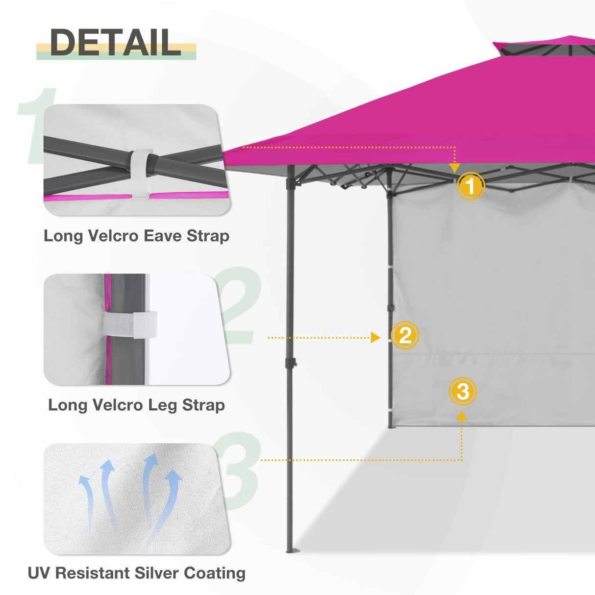 Sunwall / Sidewall for 13x13 ft Straight Leg Canopy - Eagle Peak Custom Canopy Tent