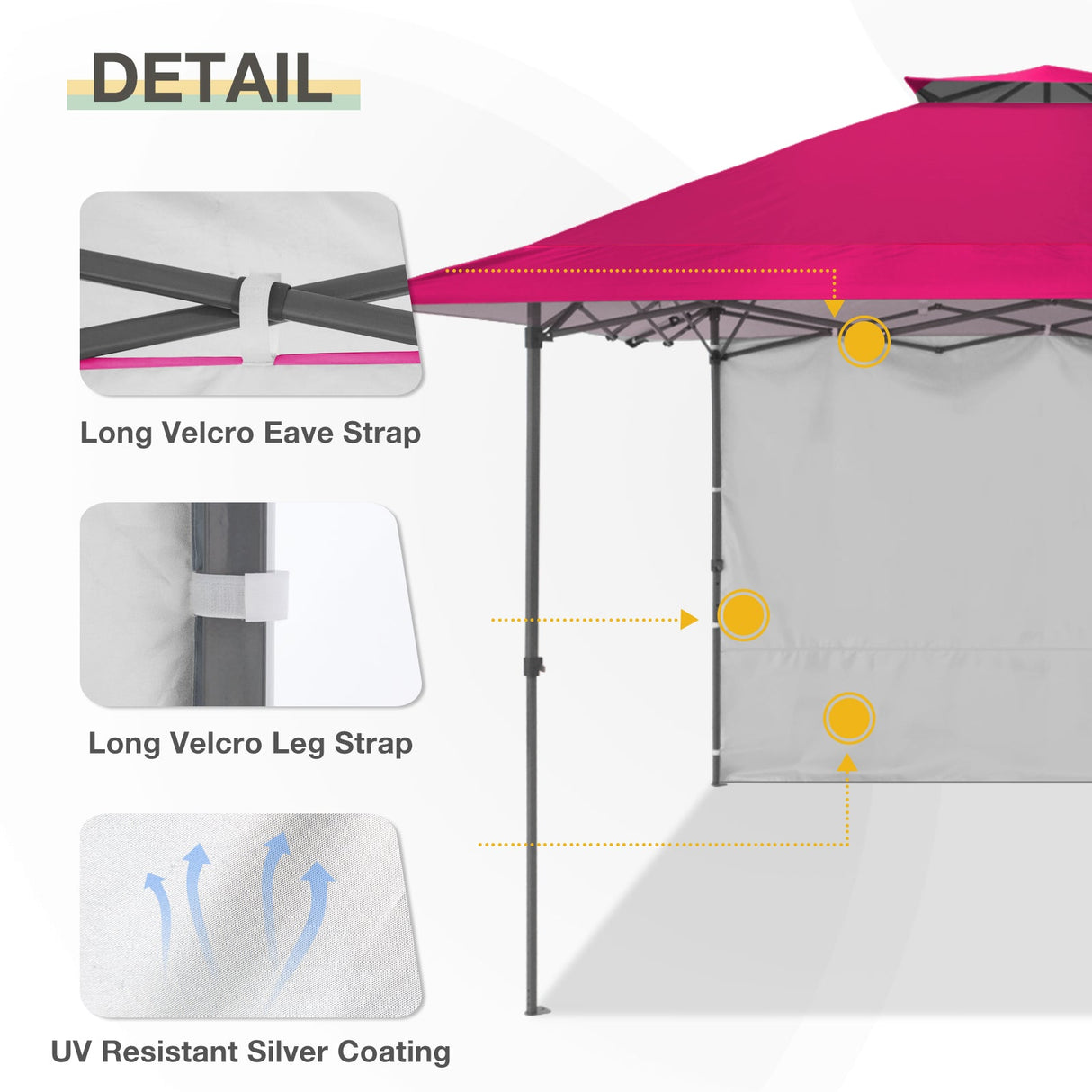 Sunwall / Sidewall for 13x13 ft Straight Leg Canopy - Eagle Peak Custom Canopy Tent