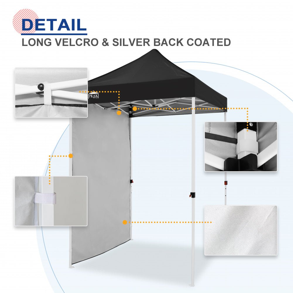 Sunwall / Sidewall for 5x5 ft Straight Leg Canopy only 1 Sidewall - Eagle Peak Custom Canopy Tent