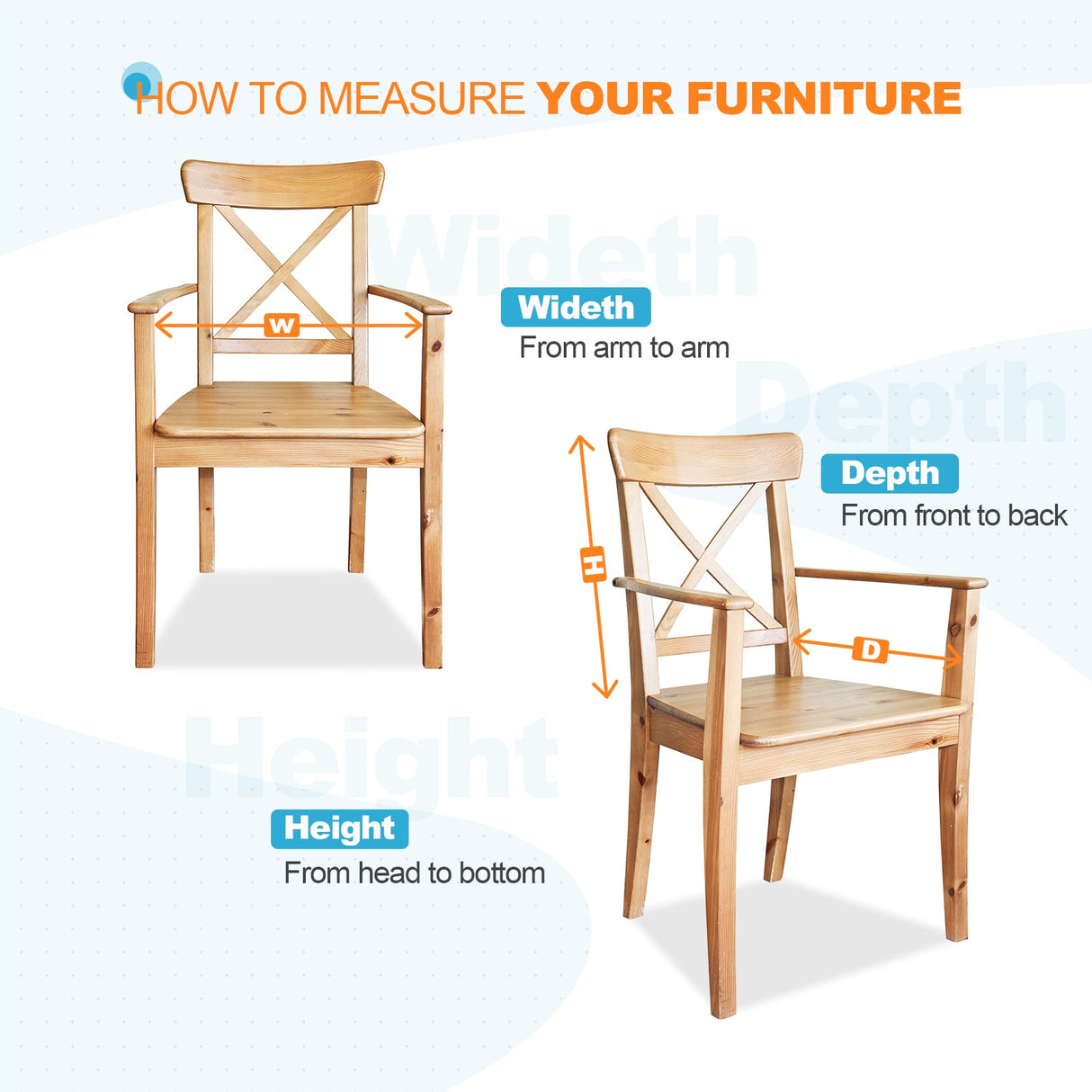 Tufted Outdoor/Indoor Seat/Back Chair Cushion, Set of 2, 42'' x 21'' - Eagle Peak Custom Canopy Tent