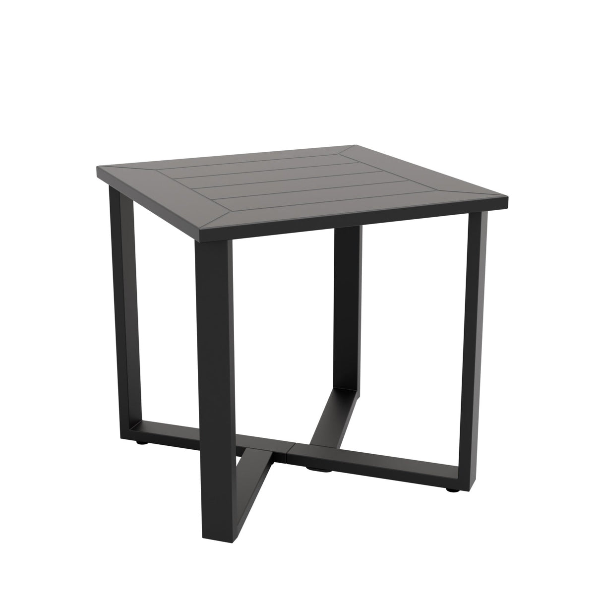 Urban Slate Modern Outdoor Coffee Table/Side Table, Black - Eagle Peak Custom Canopy Tent
