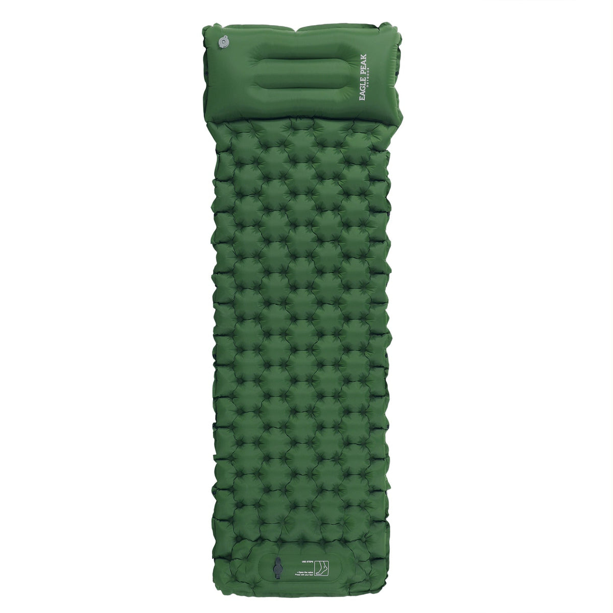 VALLEY Inflatable Sleeping Pad with Integrated Headrest - Eagle Peak®