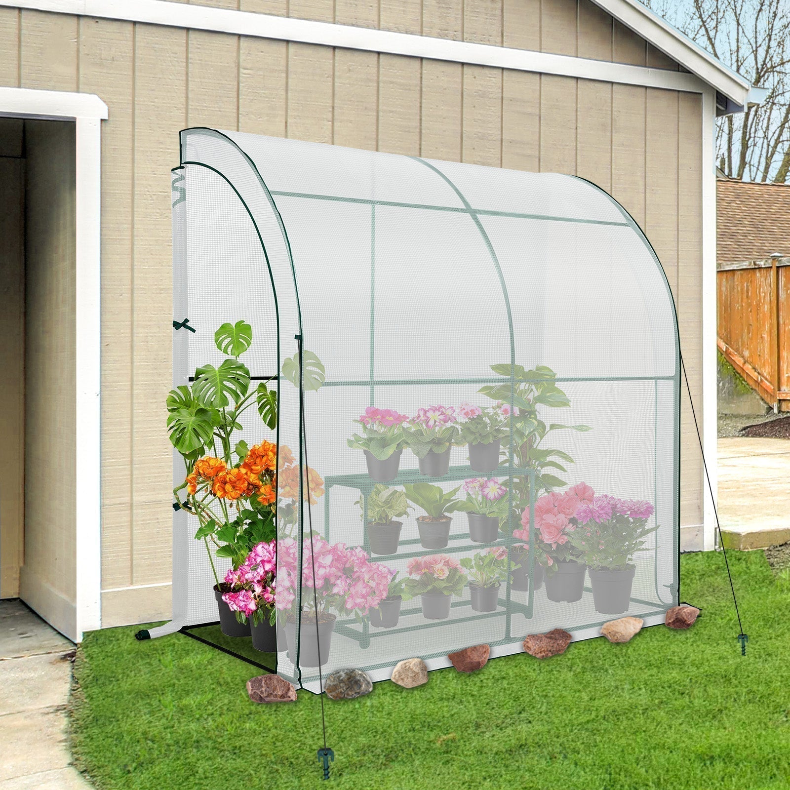 Best 5 Lean To Greenhouses for Small Yards - Eagle Peak Custom Canopy Tent