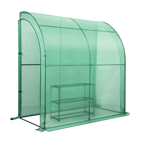 6.6’ x 3.3’ x 6.9’ Lean-to Greenhouse_GHS21