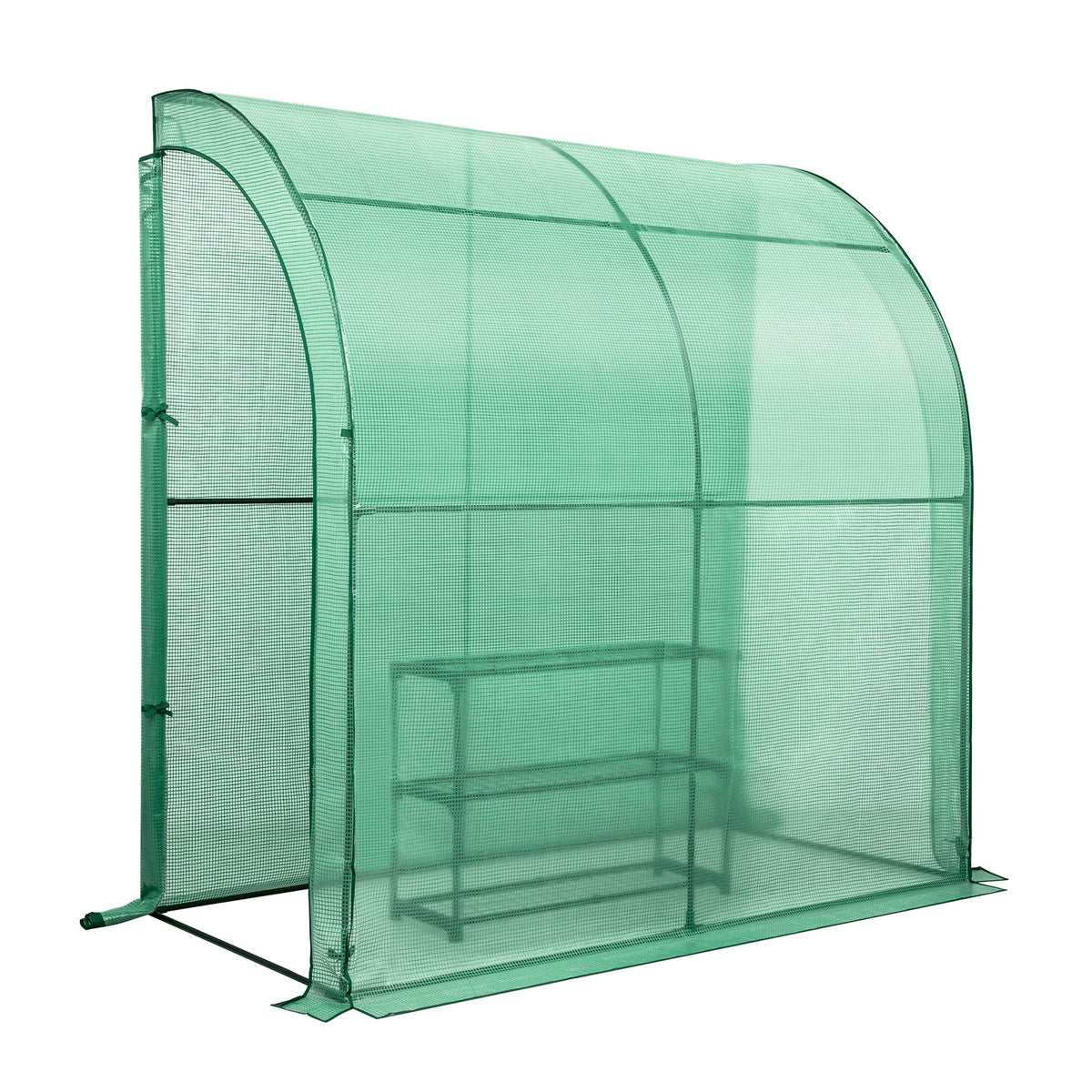 6.6’ x 3.3’ x 6.9’ Lean-to Greenhouse_GHS21 - Eagle Peak Canopy and Outdoor Products