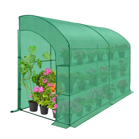 9.9' x 4.9 x 7.1' Lean to Greenhouse_GHS47