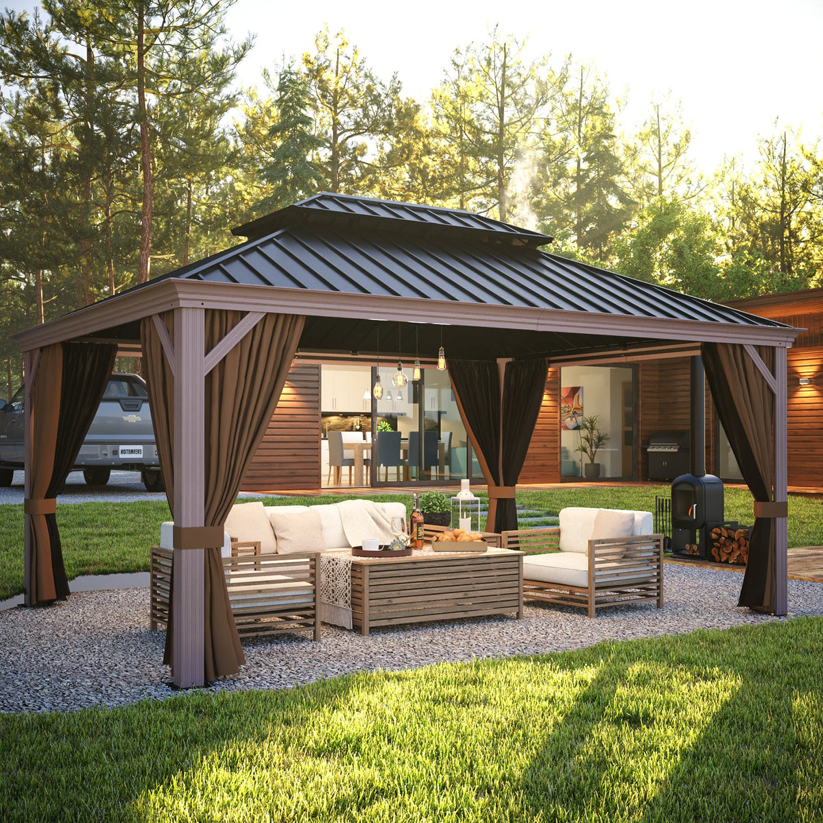Aluminum Frame Gazebo - Eagle Peak Canopy and Outdoor Products