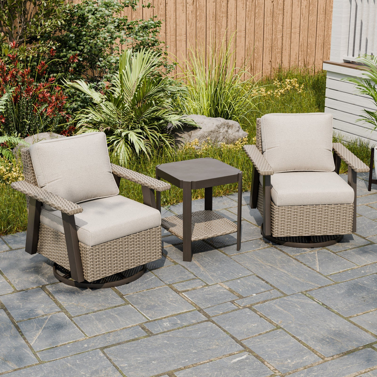 Classic Wicker Outdoor Furniture - Eagle Peak Custom Canopy Tent