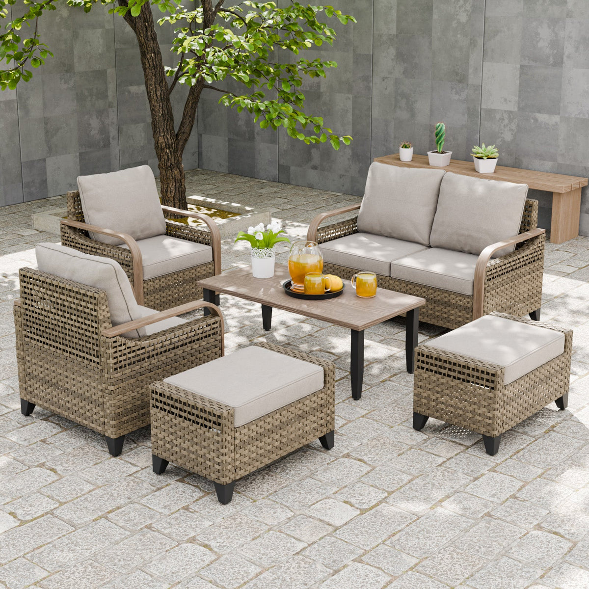 Modern Wicker Outdoor Furniture - Eagle Peak Custom Canopy Tent