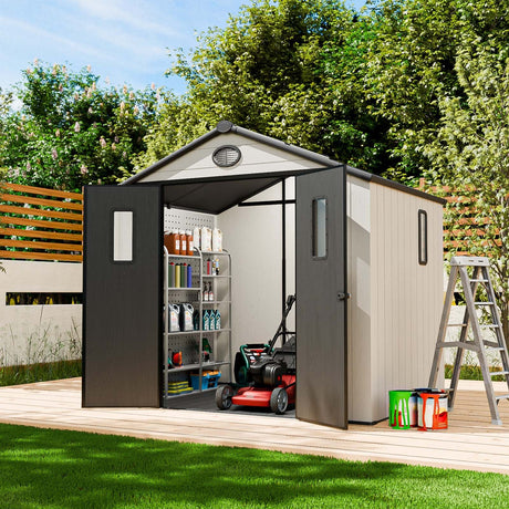 Resin Outdoor Storage Shed - Eagle Peak Custom Canopy Tent
