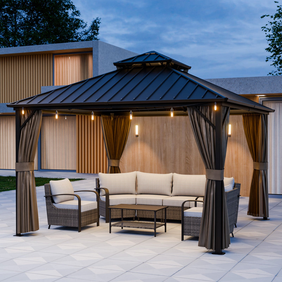 Steel Frame Gazebo - Eagle Peak Canopy and Outdoor Products
