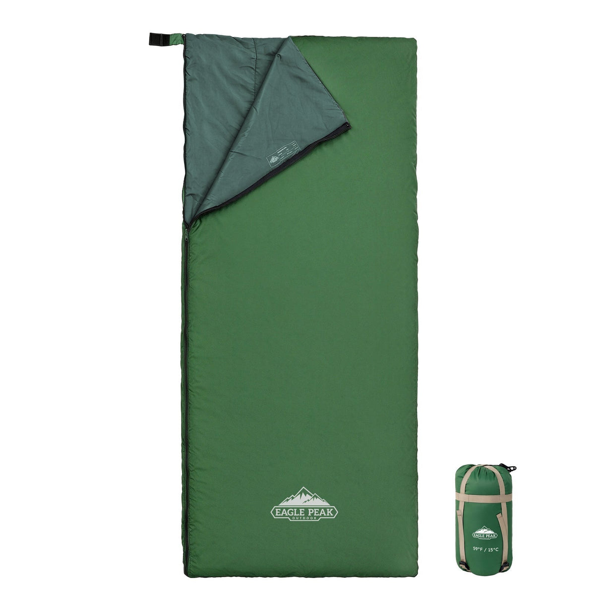 VALLEY 59°F Synthetic Sleeping Bag - Eagle Peak®