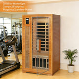1 - 2/2 Person Low EMF Far Infrared Sauna - Eagle Peak Custom Canopy Tent