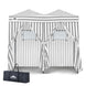Outdoor Pop Up Changing Room 8x4 ft