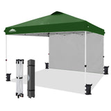 12x12 Pop Up Canopy Tent with 1 Sidewall