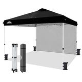 12x12 Pop Up Canopy Tent with 1 Sidewall