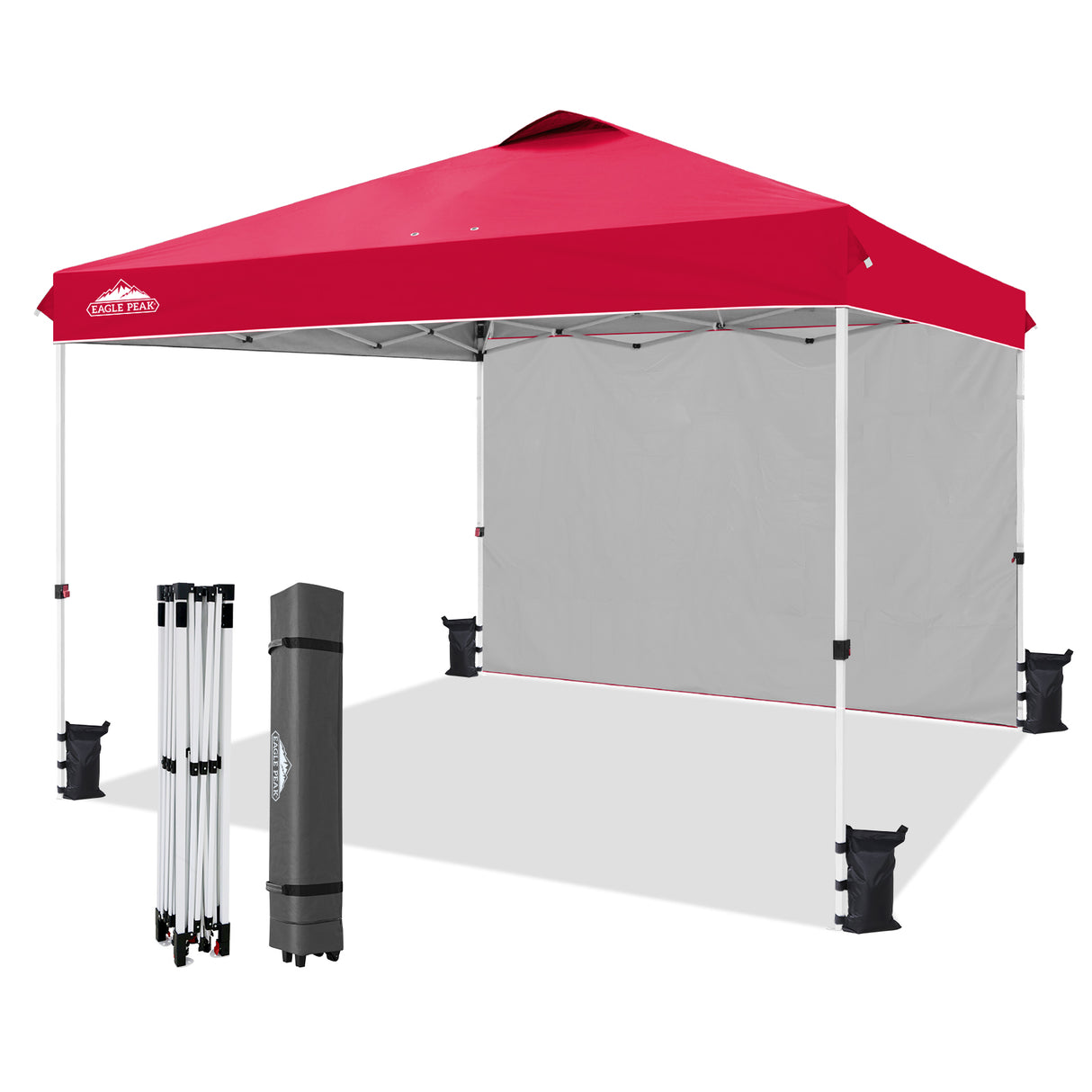 12x12 Pop Up Canopy Tent with 1 Sidewall