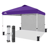 12x12 Pop Up Canopy Tent with 1 Sidewall
