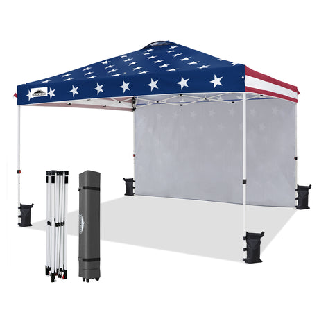 12x12 Pop Up Canopy Tent with 1 Sidewall