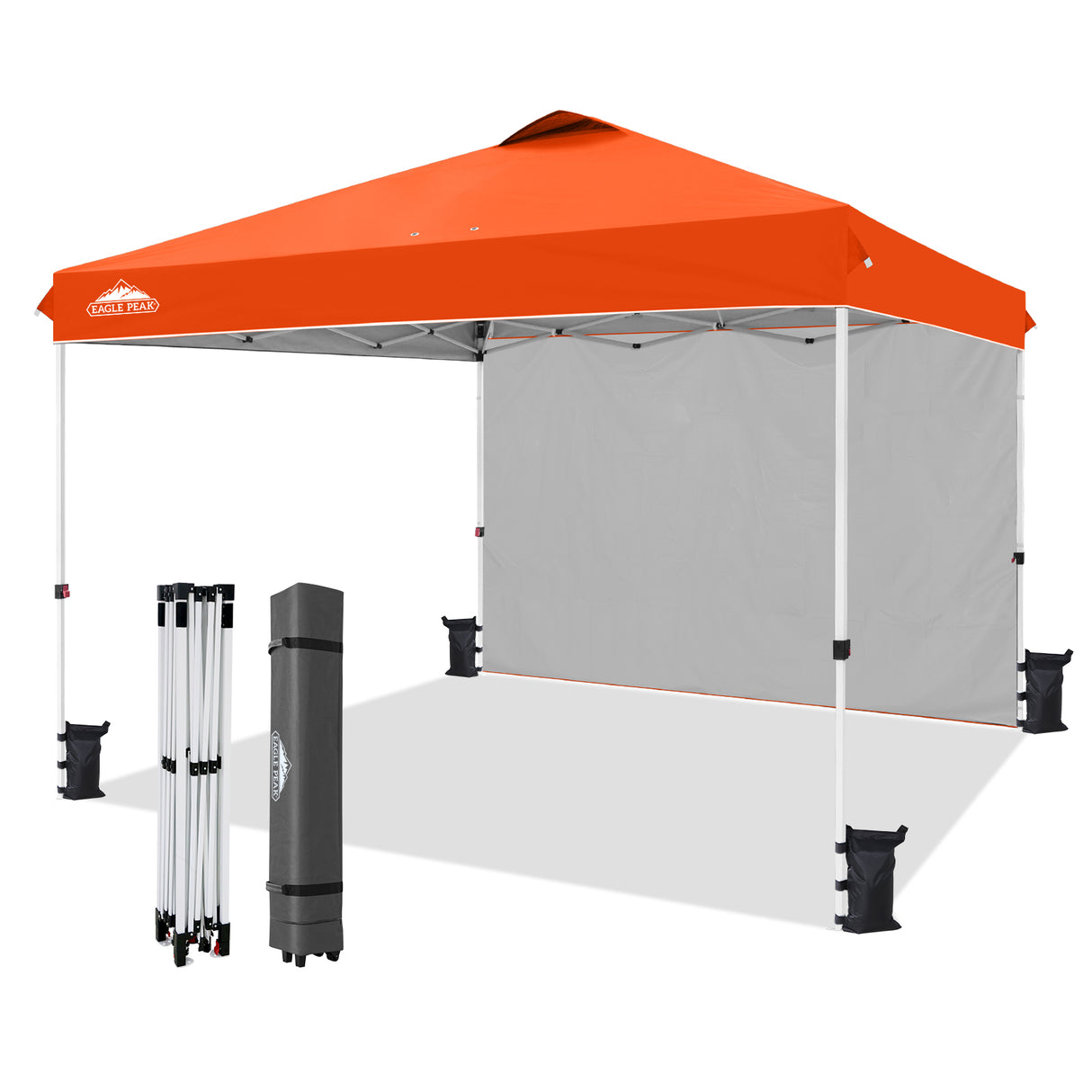 12x12 Pop Up Canopy Tent with 1 Sidewall