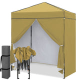 6x4 Instant Pop Up Canopy Tent  with 4 Side Wall Panels