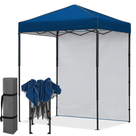 6x4 Instant Pop Up Canopy Tent with 1 Sidewall