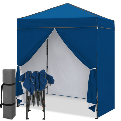 6x4 Instant Pop Up Canopy Tent with 4 Sidewalls