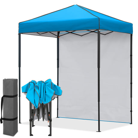 6x4 Instant Pop Up Canopy Tent  with 1 Side Wall Panel