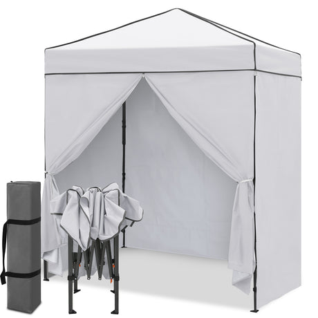 6x4 Instant Pop Up Canopy Tent with 4 Sidewalls