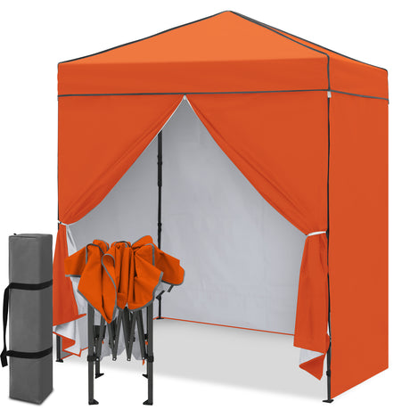6x4 Instant Pop Up Canopy Tent with 4 Sidewalls