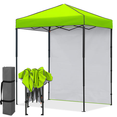 6x4 Instant Pop Up Canopy Tent with 1 Sidewall