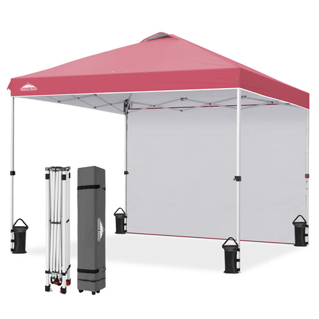 10x10 Pop Up Canopy Tent with 1 Sidewall
